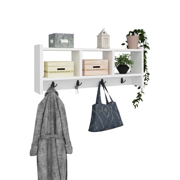 HANAH HOME Čiviluk Star, bela - 475OLV1902