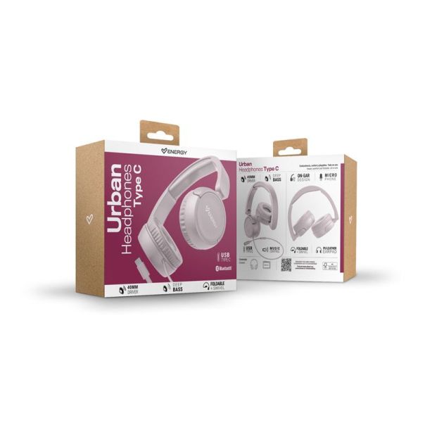 Energy sistem Urban Pink Type C slušalice roze (M50122) - EP3252156