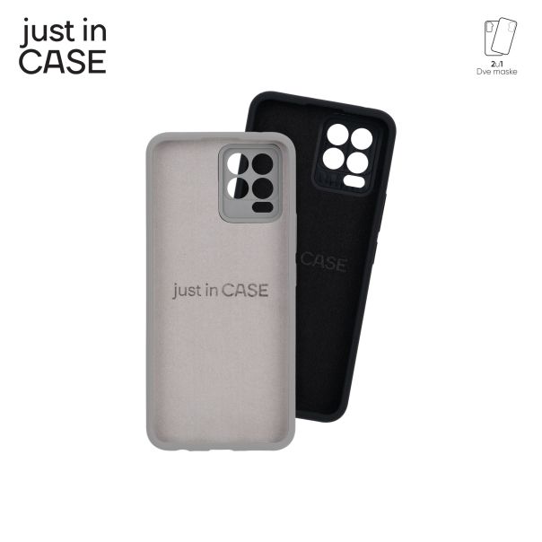 JUST IN CASE Maska 2u1 Extra case MIX PLUS za Realme 8, crna - MIXPL442BK