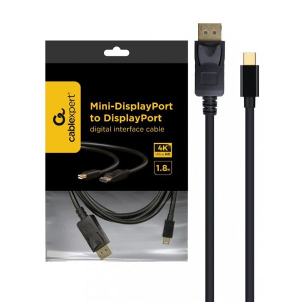 GEMBIRD CCP-mDP2-6 Mini DisplayPort to DisplayPort digital interface cable, 1.8 m - 103918