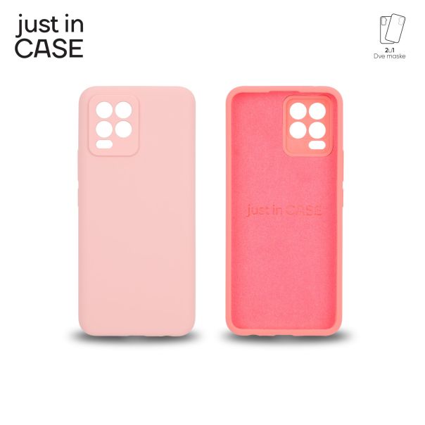 JUST IN CASE 2u1 Extra case MIX PLUS pink paket za Realme 8 - MIXPL442PK