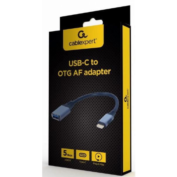 GEMBIRD A-USB3C-OTGAF-01 USB-C to OTG AF adapter, space grey - 42545