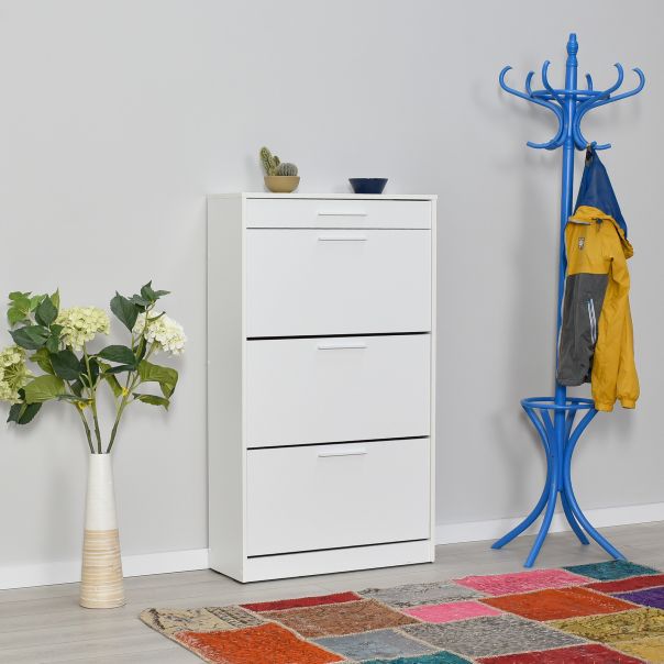 HANAH HOME Cipelarnik SHC-431-DD-1, bela - 479ADR1161