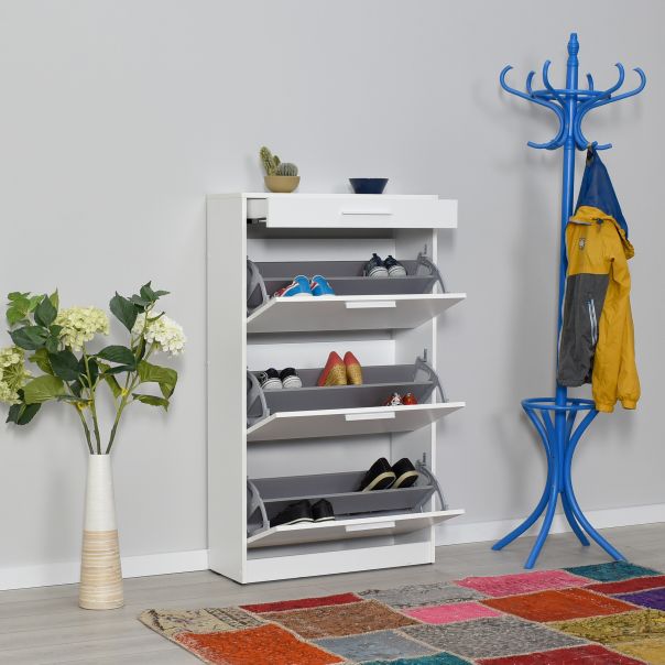 HANAH HOME Cipelarnik SHC-431-DD-1, bela - 479ADR1161