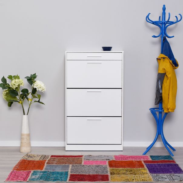 HANAH HOME Cipelarnik SHC-431-DD-1, bela - 479ADR1161