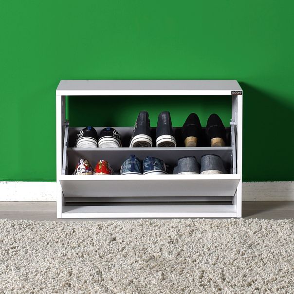 HANAH HOME Cipelarnik SHC-110-BB-1, bela - 479ADR1175