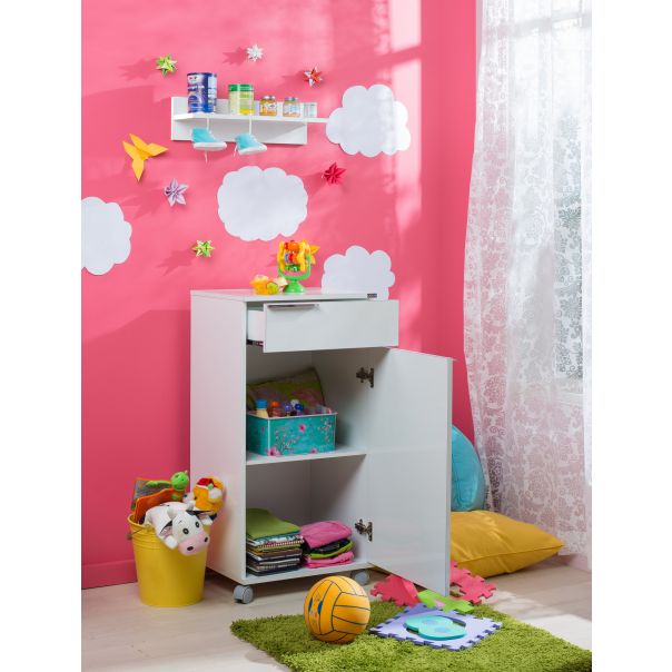 HANAH HOME Komoda Adr-411-Pp-1, bela - EP2798777