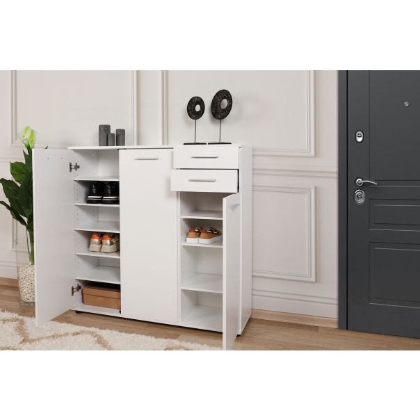 HANAH HOME Cipelarnik ADR-532-BB-1, bela - 479ADR1204