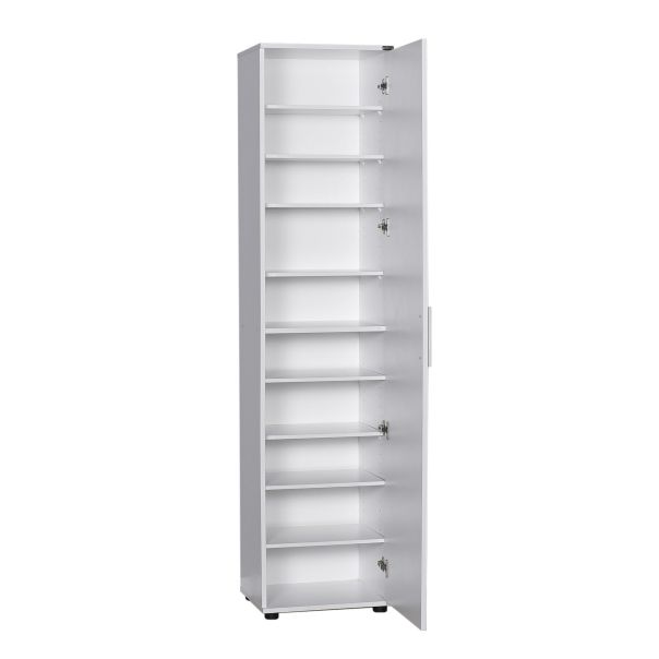 HANAH HOME Cipelarnik sa ogledalom SHC-510-BB-1, bela - EP3057632