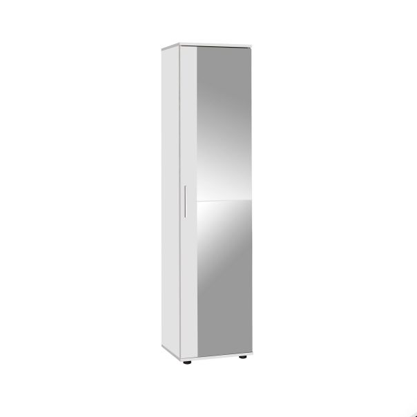 HANAH HOME Cipelarnik sa ogledalom SHC-510-BB-1, bela - EP3057632