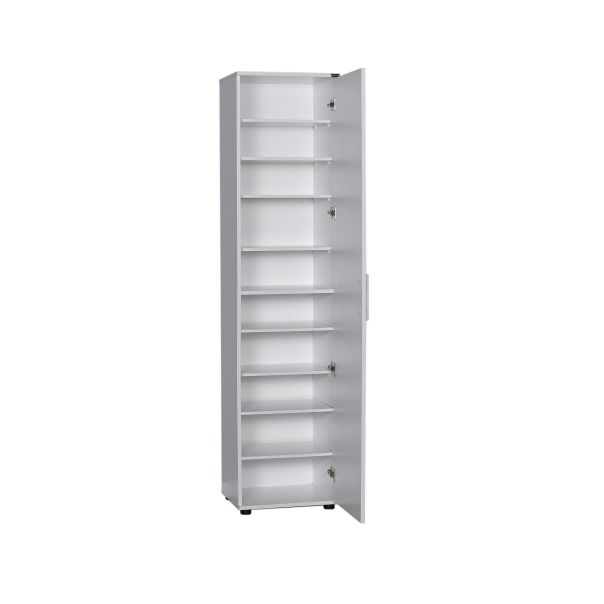 HANAH HOME Cipelarnik sa ogledalom SHC-510-BB-1, bela - EP3057632