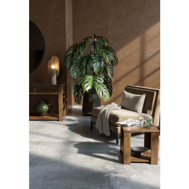 HANAH HOME Klub sto Shp-550-Oo-1, tamno braon - EP3057671