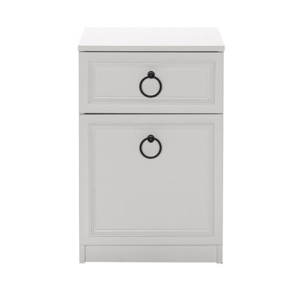 HANAH HOME Noćni ormarić Kmd-1311-Bb-1, bela - 479ADR1501