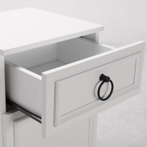 HANAH HOME Noćni ormarić Kmd-1311-Bb-1, bela - 479ADR1501