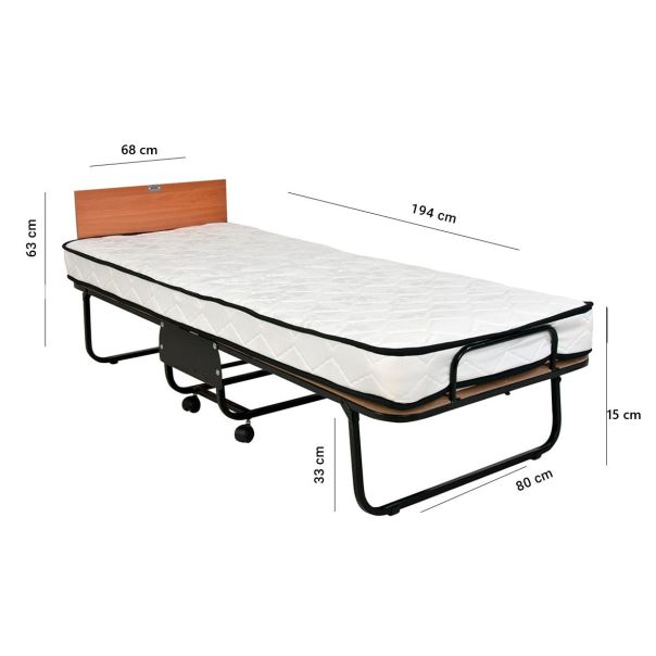 HANAH HOME Sklopivi krevet 80x190cm Katlanir, braon - EP3057728
