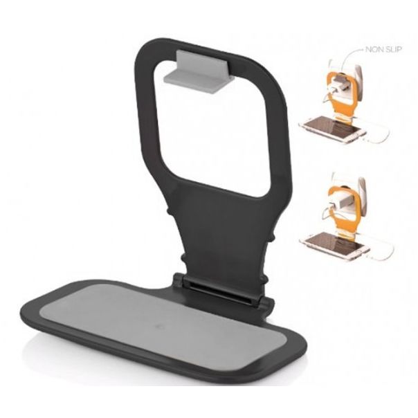 Držač punjača za mobilni telefon 160x180x20mm, crvena/siva - 42700