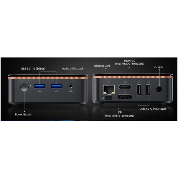 BlackView Mini PC MP20 AMD R3 3300U 16GB 512GB SSD Win 11 Pro - EP3093061