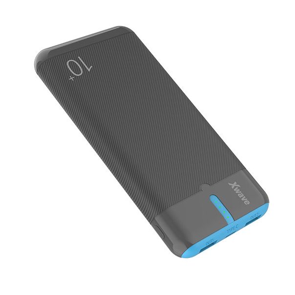 XWAVE Power bank GoEnergy, 10000mAh, siva/plava - EP3061028