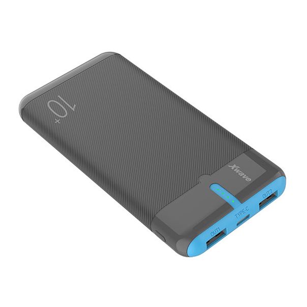 XWAVE Power bank GoEnergy, 10000mAh, siva/plava - EP3061028