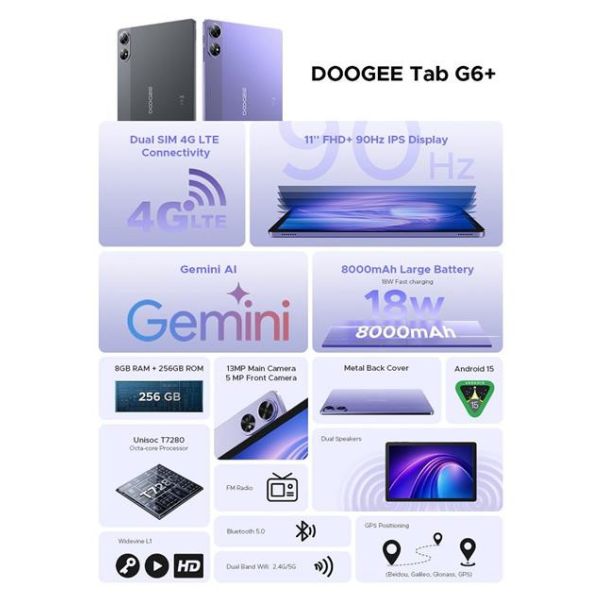 Tablet Doogee Tab G6+ 11