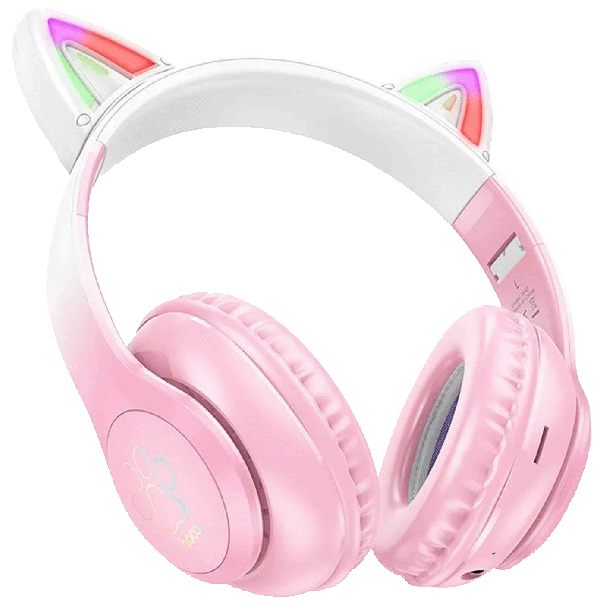 hoco. Bluetooth slušalice, W42 - Cat Ears, Cherry Blossom - 48512-1