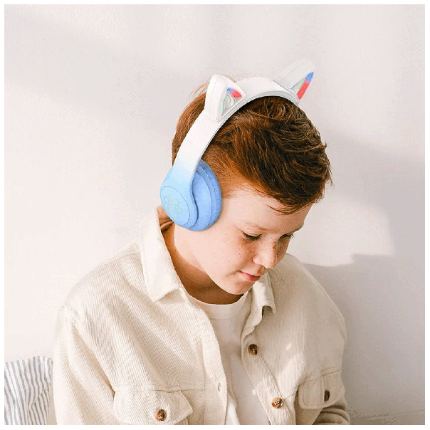 hoco. Bluetooth slušalice, W42 - Cat Ears, Crystal Blue - 48514