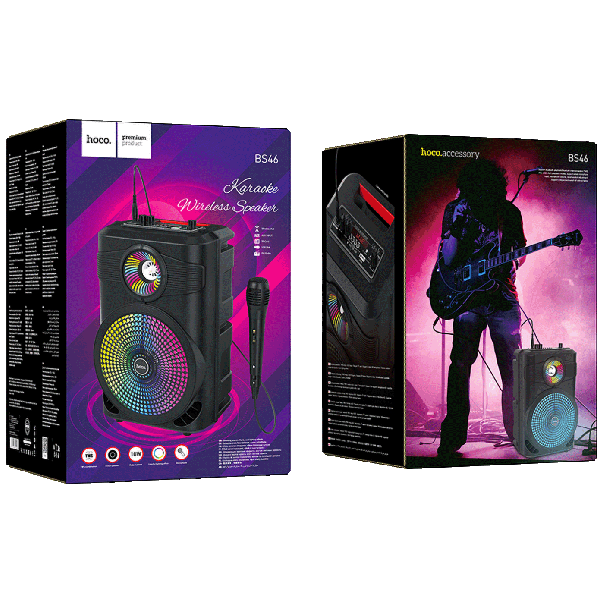 hoco. Bežični Bluetooth zvučnik sa mikrofonom, 1800 mAh - BS46 Mature - 48515