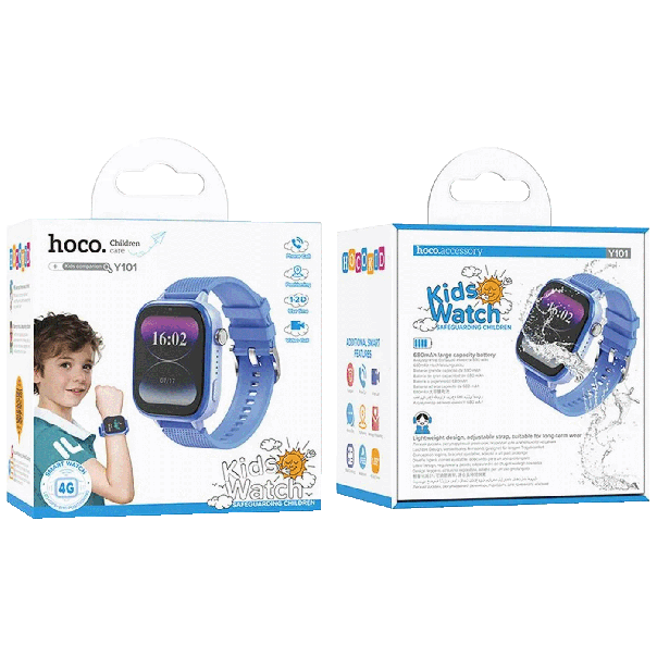 hoco. Pametni sat za decu Y101, plava - 48580