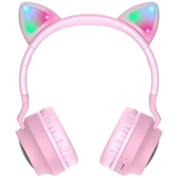hoco. Bluetooth slušalice - W27 Cat Ear, roza - 48638