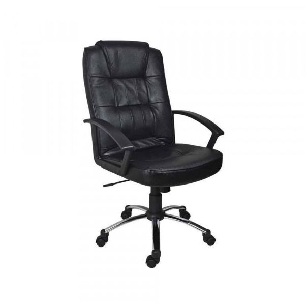 Radna fotelja LGA68 CR crna eko koža - 5653-1