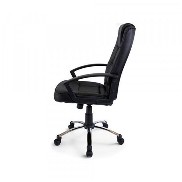 Radna fotelja LGA68 CR crna eko koža - 5653-1