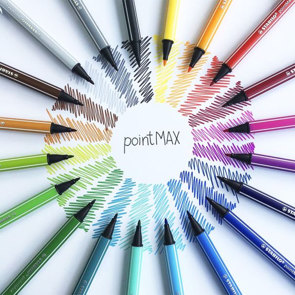STABILO Fineliner PointMax, set 1/15 - 488-15-01