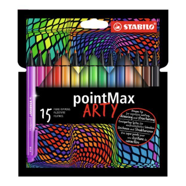 STABILO Flomasteri Point Max Arty, set 1/15 - MC488-15-1-20