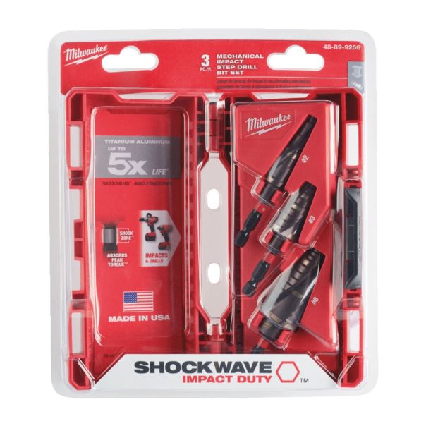 MILWAUKEE Set stepenastih burgija 4-35mm SHOCKWAVE 3/1 - 48899266