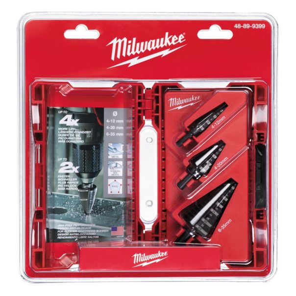 MILWAUKEE Set stepenastih burgija 4-35mm 3/1 - 48899399