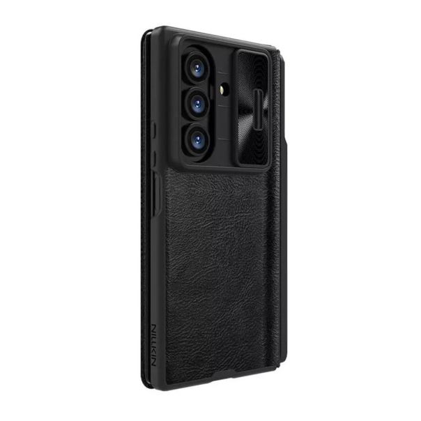 Maska za Samsung F966B Galaxy Z Fold 7 crna (with pen) Nillkin Qin Pro Leather - 222967-1