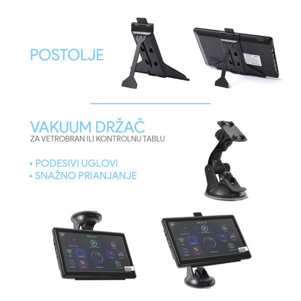 GPS Navigacija X20-2 JWD 7 inca 8GB crna - 221144