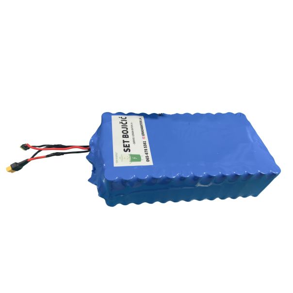 SET BOJIČIĆ 48V 17.5AH BATERIJA ZA ELEKTRIČNI TROTINET (Ms Energy e10) - 007