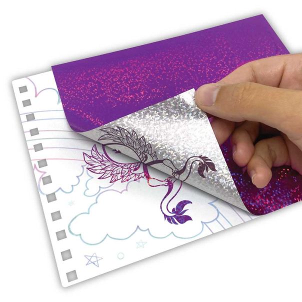 NEBULOUS STARS Kreativni blok Fantasy foil art Stars - 490076