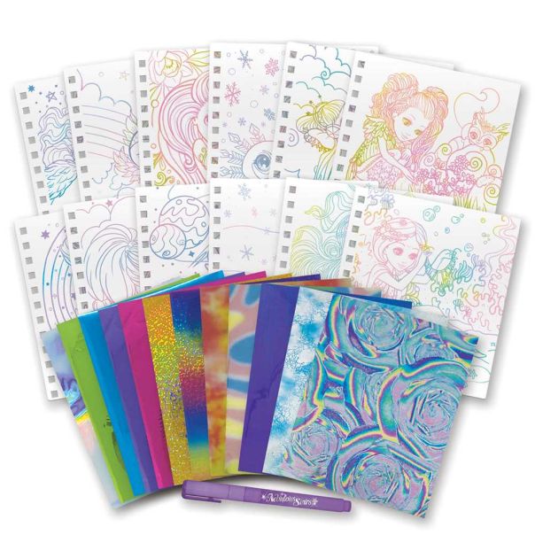 NEBULOUS STARS Kreativni blok Fantasy foil art Stars - 490076