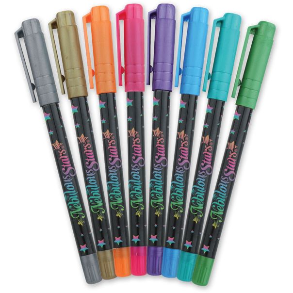 NEBULOUS STARS Kreativna bojanka sa crnim listovima i metalik olovkama - 490101