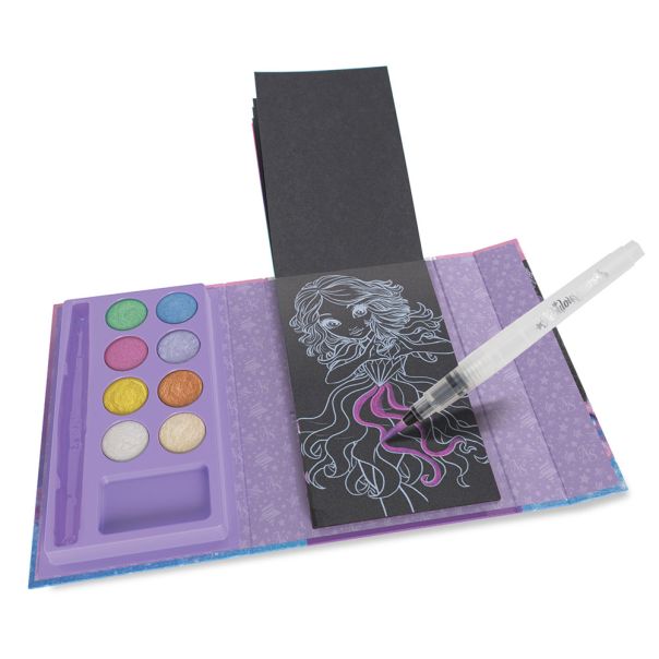 NEBULOUS STARS Bojanka akvarel sa crnim listovima - 490138