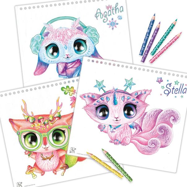 NEBULOUS STARS Kreativna bojanka Nebulous prijateljice 11141 - 490163