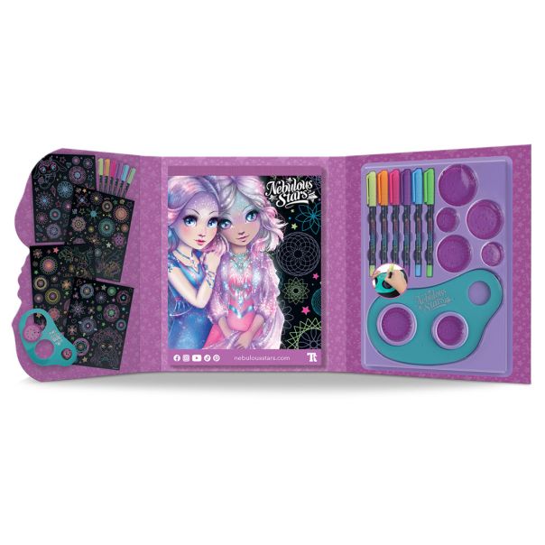 NEBULOUS STARS Kreativna bojanka sa šablonima 11383 - 490170