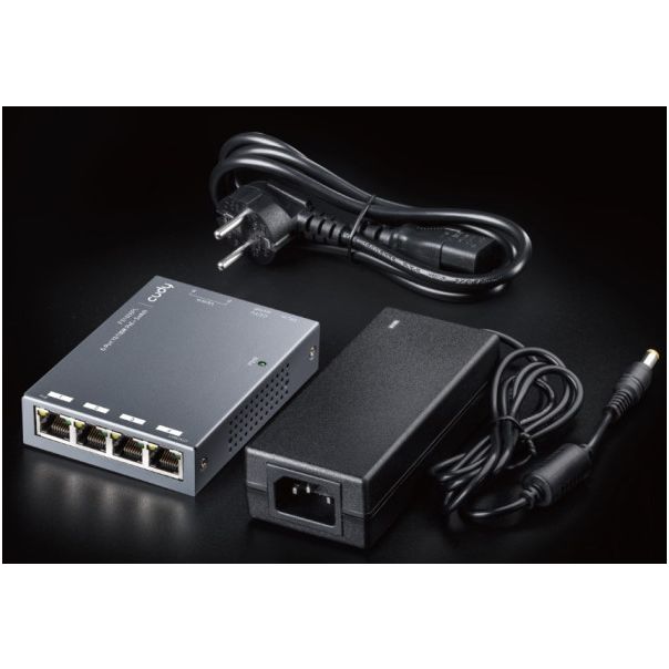 CUDY PoE+ Switch FS1006PL 6-Port 10/100M, 60W external, max 32W/PoE, UPLINK, 250m, 4KV protection - 42978