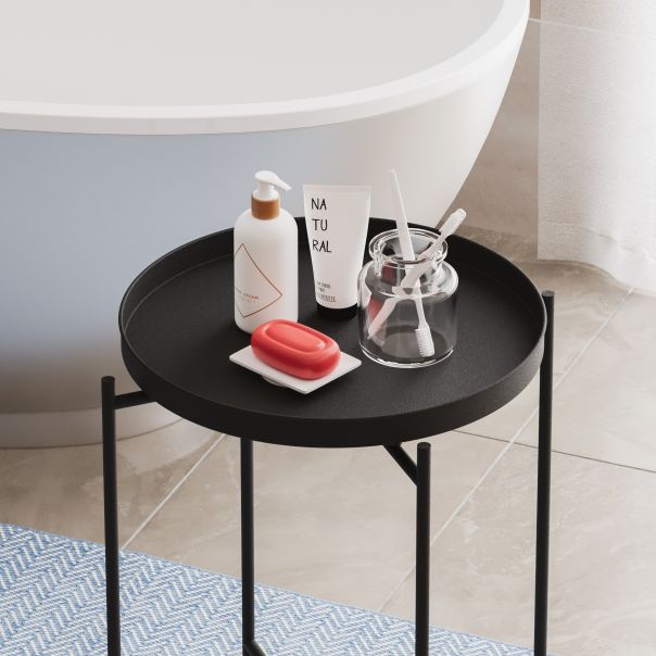 HANAH HOME Klub sto Shb-007, crna - 491CRT1140