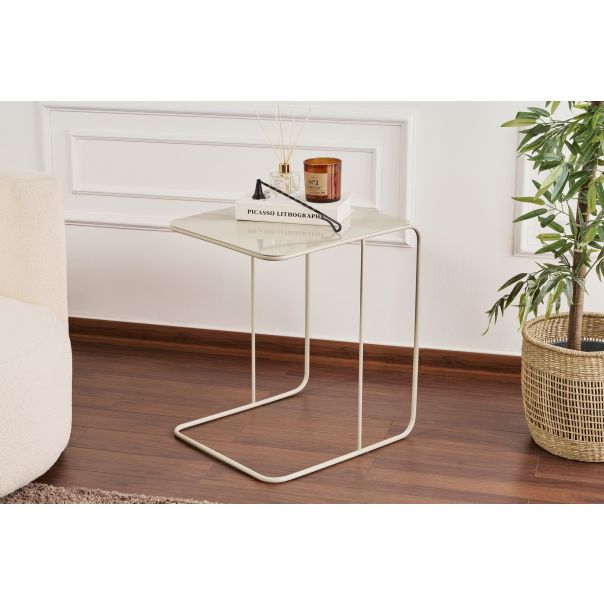 HANAH HOME Pomoćni stočić Shb-011-B, krem - 491CRT1159
