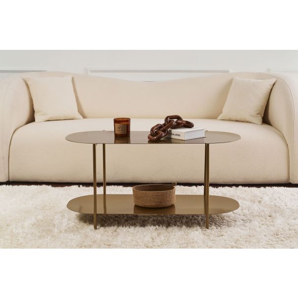 HANAH HOME Klub sto Shb-014-A, zlatna - 491CRT1167