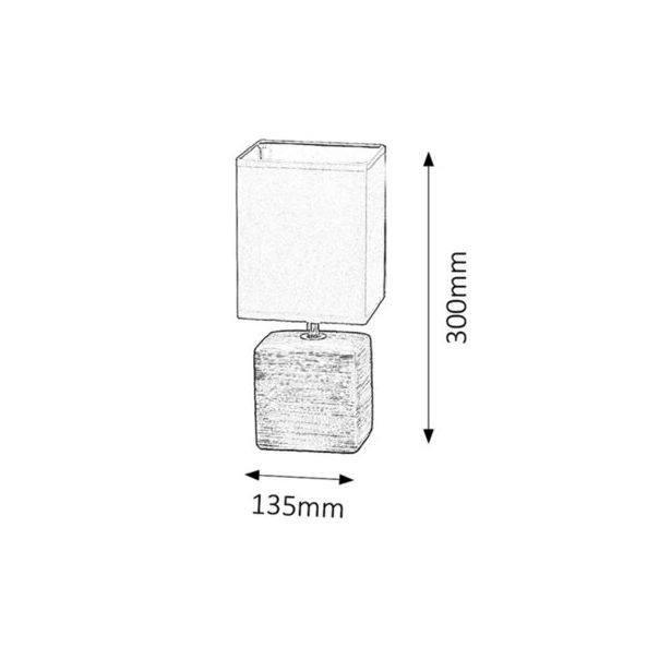 Rabalux Noćna svetla Orlando E14 1x MAX 40W kakao (4930) - 4930-1