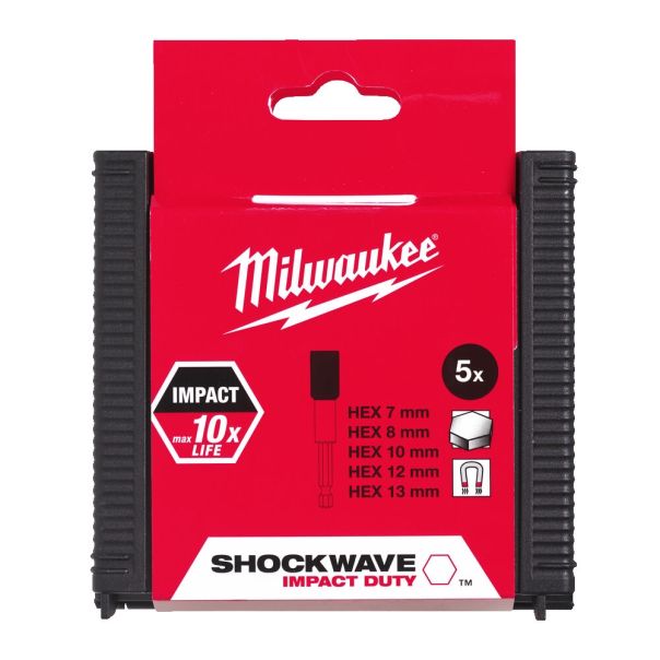 MILWAUKEE Nasadni odvijači 7-13mm set 5/1 - 4932352822